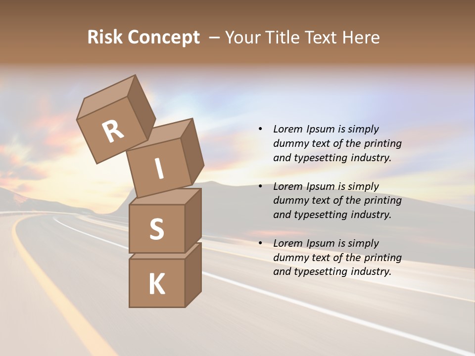 Abstract Travel Mountain PowerPoint Template