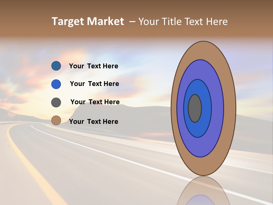 Abstract Travel Mountain PowerPoint Template