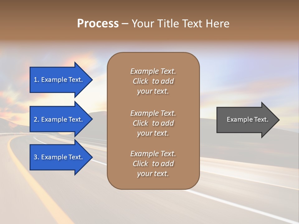 Abstract Travel Mountain PowerPoint Template