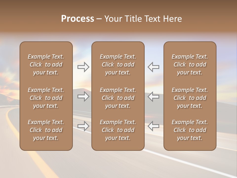 Abstract Travel Mountain PowerPoint Template