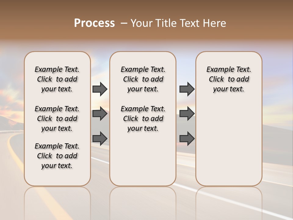Abstract Travel Mountain PowerPoint Template