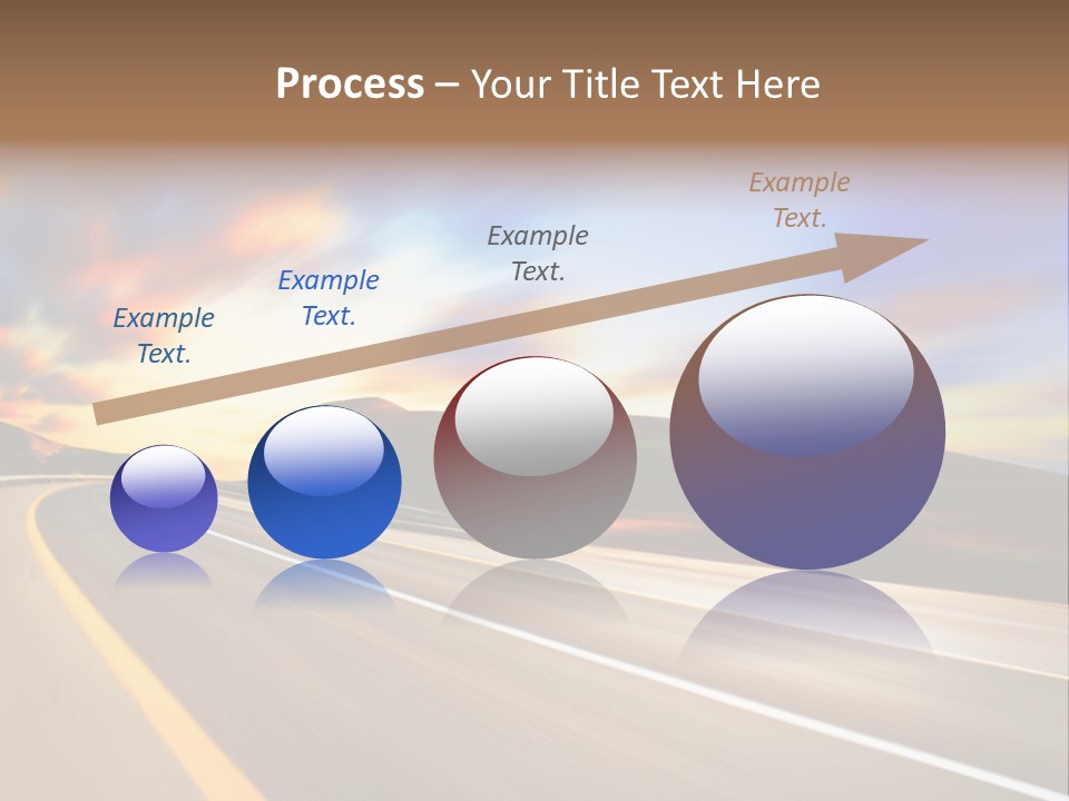 Abstract Travel Mountain PowerPoint Template