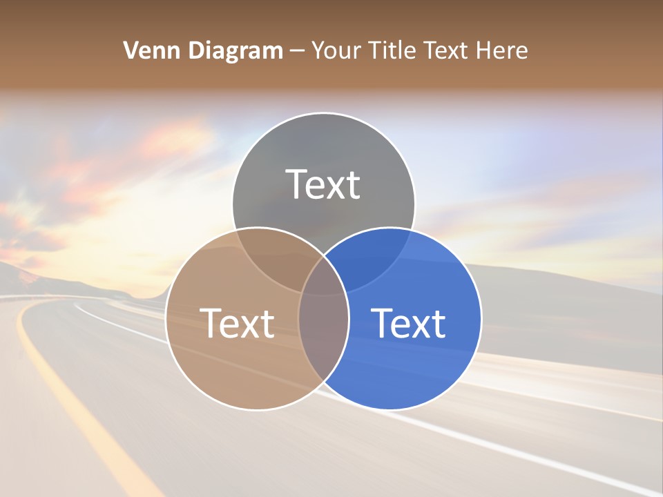 Abstract Travel Mountain PowerPoint Template