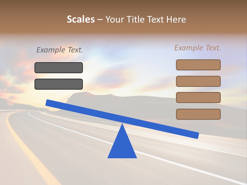Abstract Travel Mountain PowerPoint Template