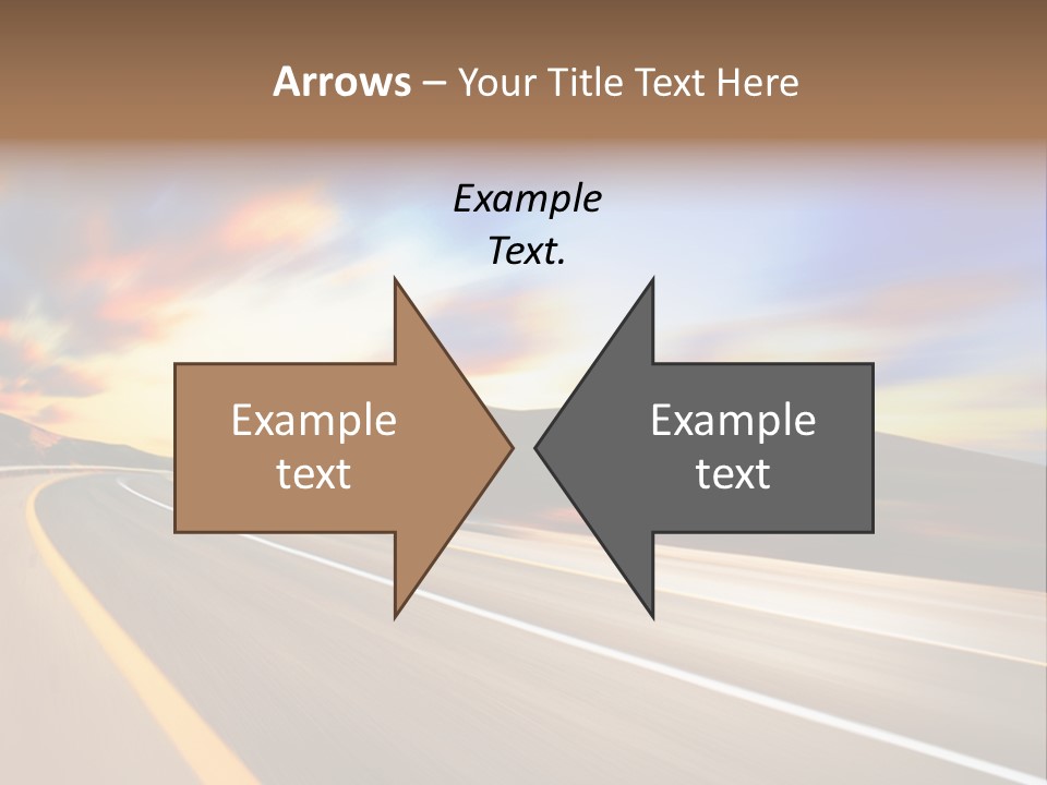 Abstract Travel Mountain PowerPoint Template