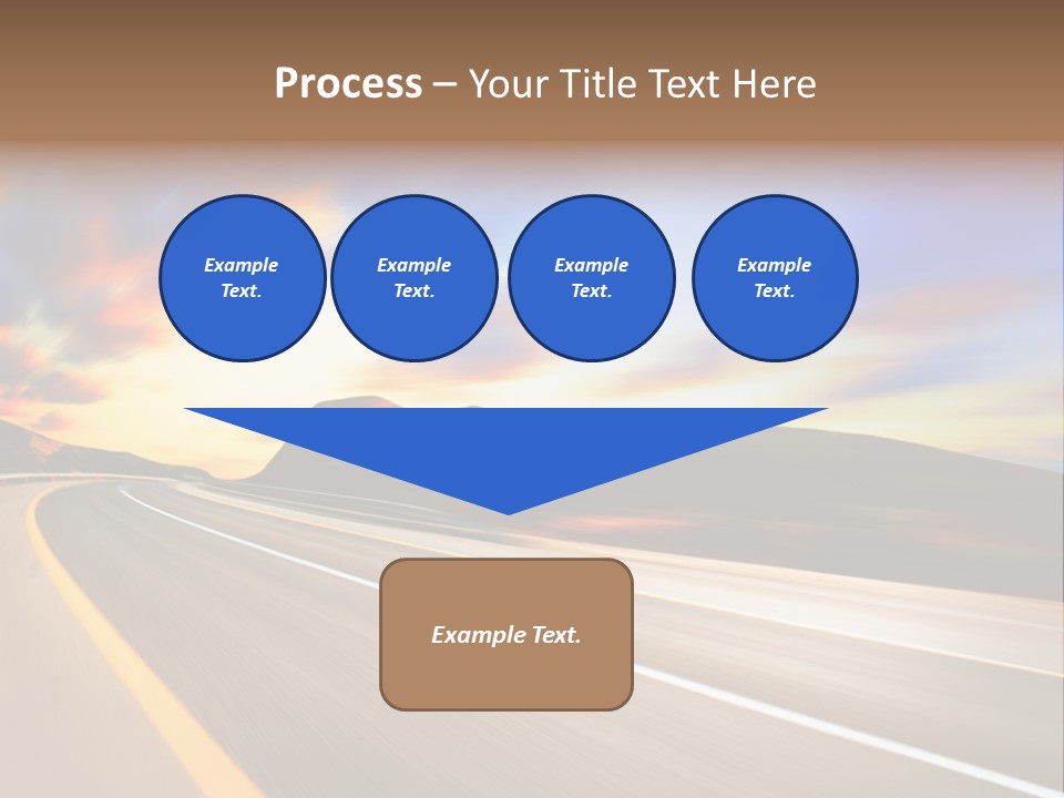Abstract Travel Mountain PowerPoint Template