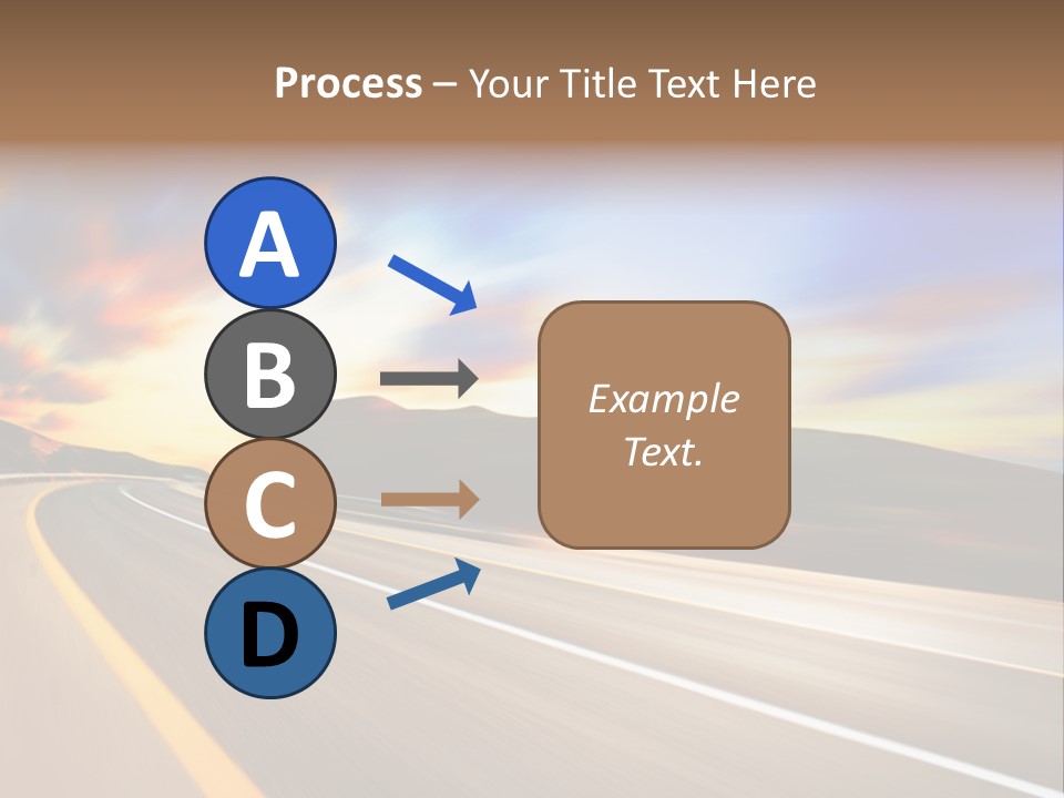 Abstract Travel Mountain PowerPoint Template
