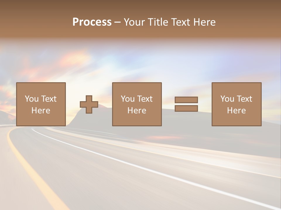 Abstract Travel Mountain PowerPoint Template