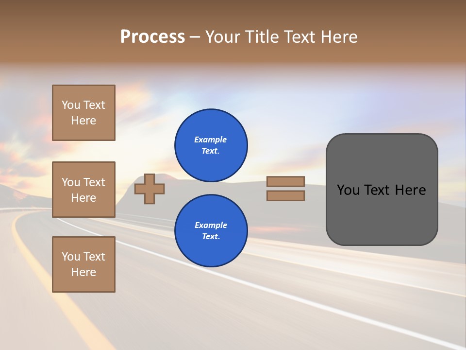 Abstract Travel Mountain PowerPoint Template