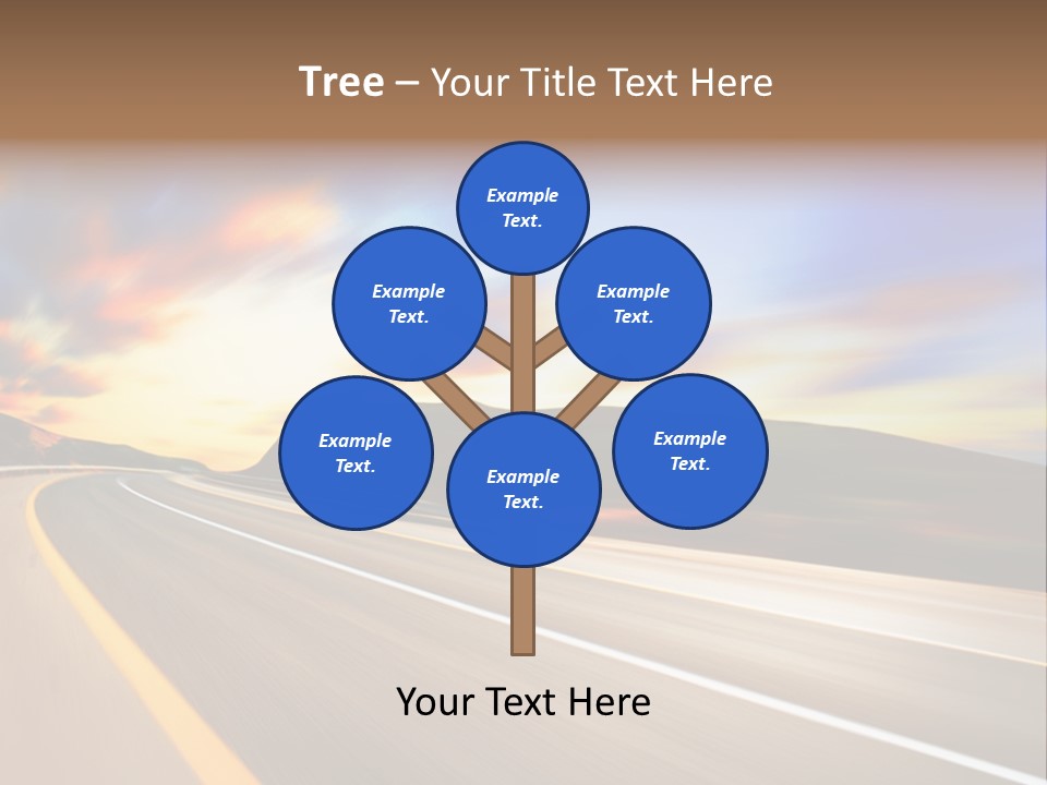 Abstract Travel Mountain PowerPoint Template