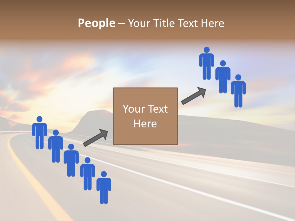 Abstract Travel Mountain PowerPoint Template