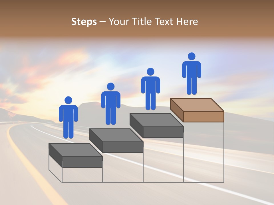 Abstract Travel Mountain PowerPoint Template