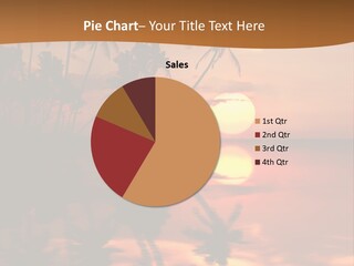 Sea Beach Sunset PowerPoint Template