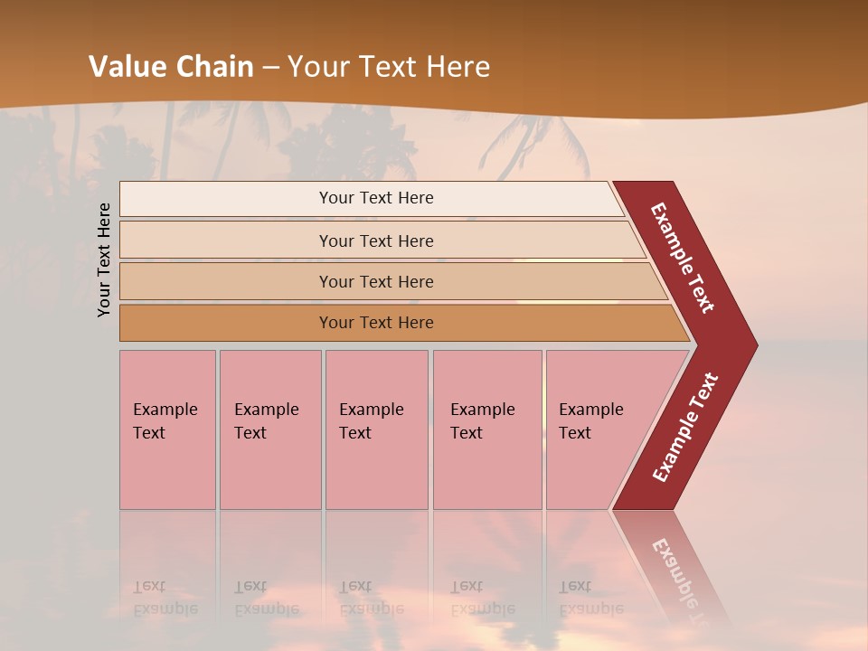 Sea Beach Sunset PowerPoint Template