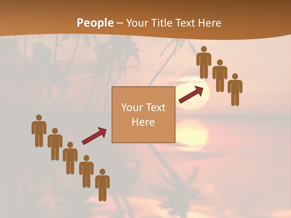 Sea Beach Sunset PowerPoint Template