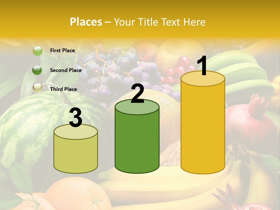 Summer Melon Raspberry PowerPoint Template