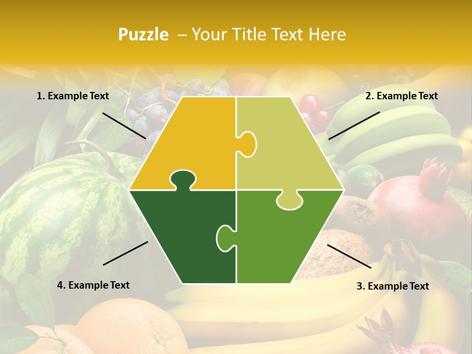 Summer Melon Raspberry PowerPoint Template