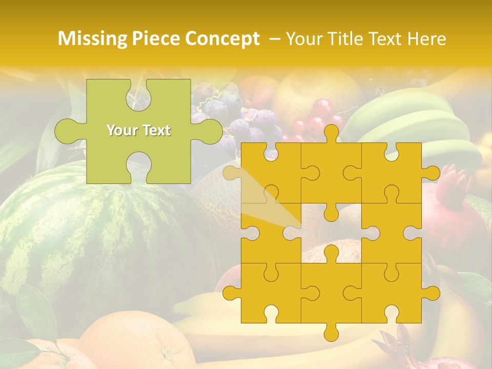 Summer Melon Raspberry PowerPoint Template