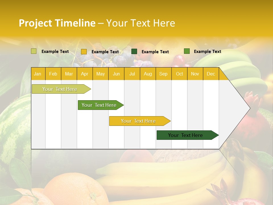 Summer Melon Raspberry PowerPoint Template