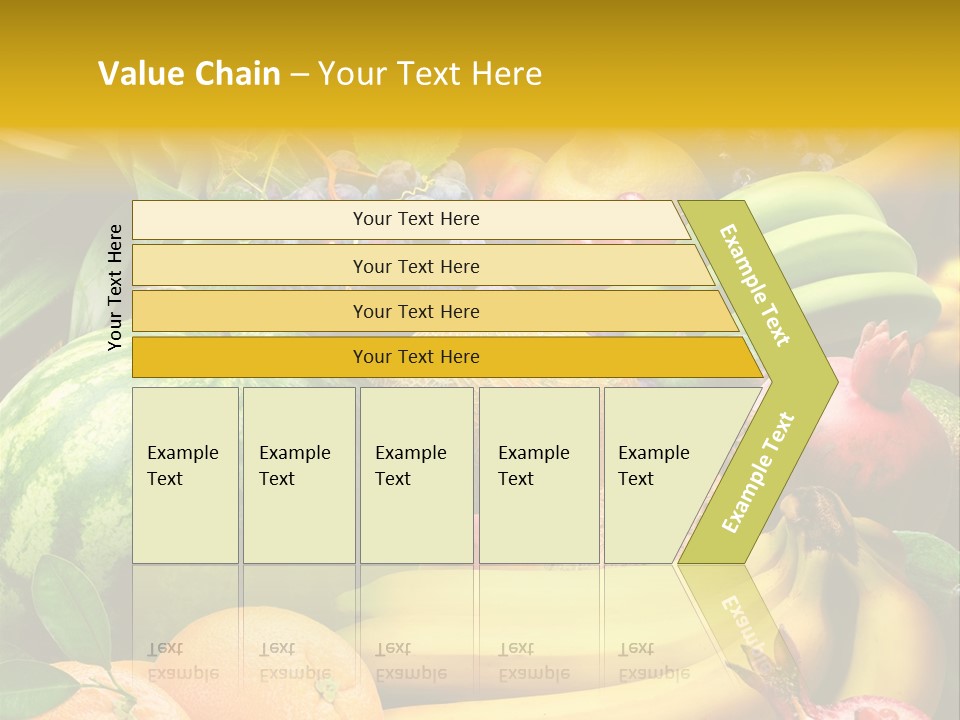 Summer Melon Raspberry PowerPoint Template