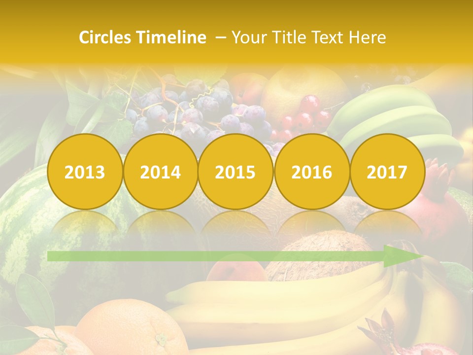 Summer Melon Raspberry PowerPoint Template