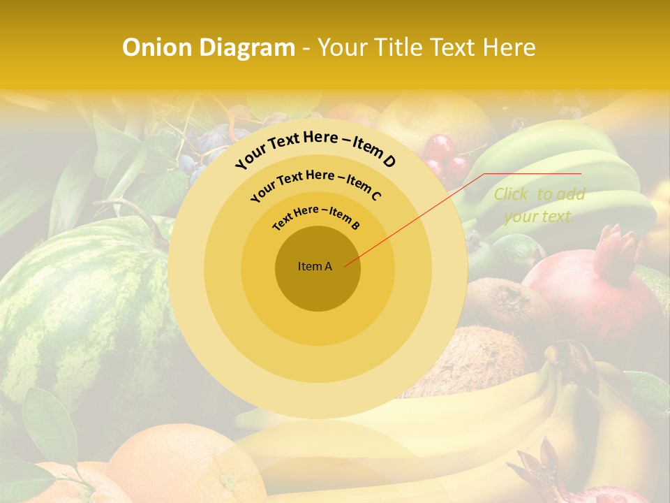 Summer Melon Raspberry PowerPoint Template