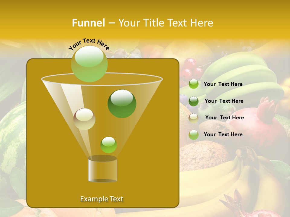 Summer Melon Raspberry PowerPoint Template