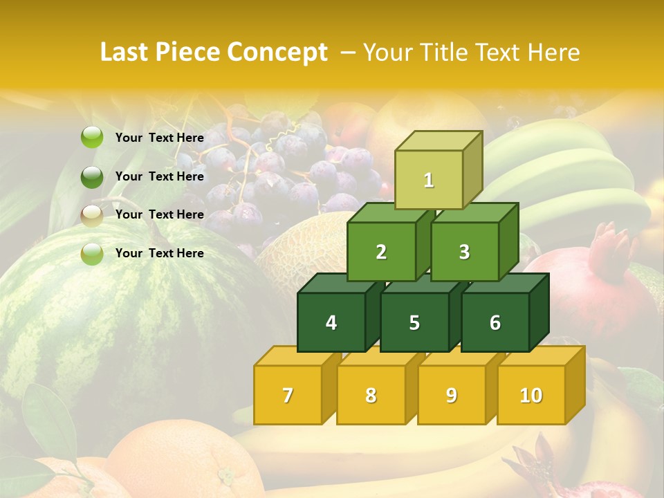 Summer Melon Raspberry PowerPoint Template