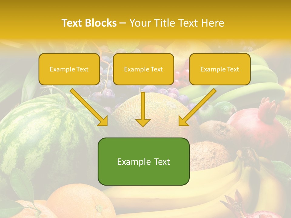 Summer Melon Raspberry PowerPoint Template