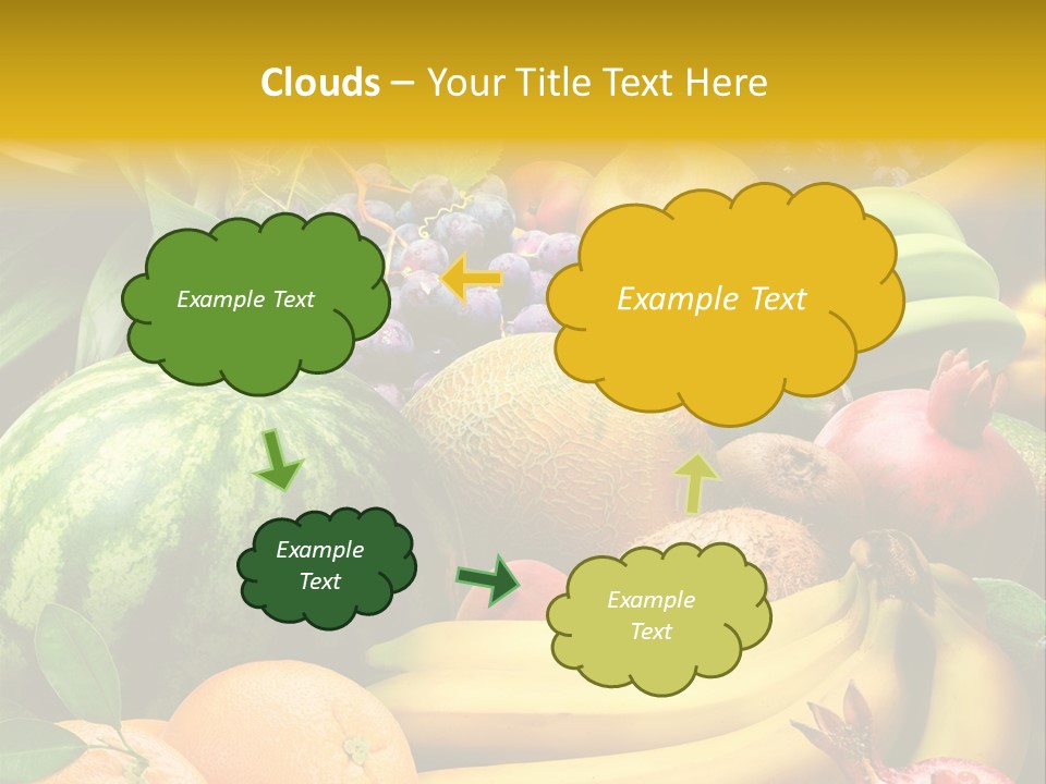 Summer Melon Raspberry PowerPoint Template