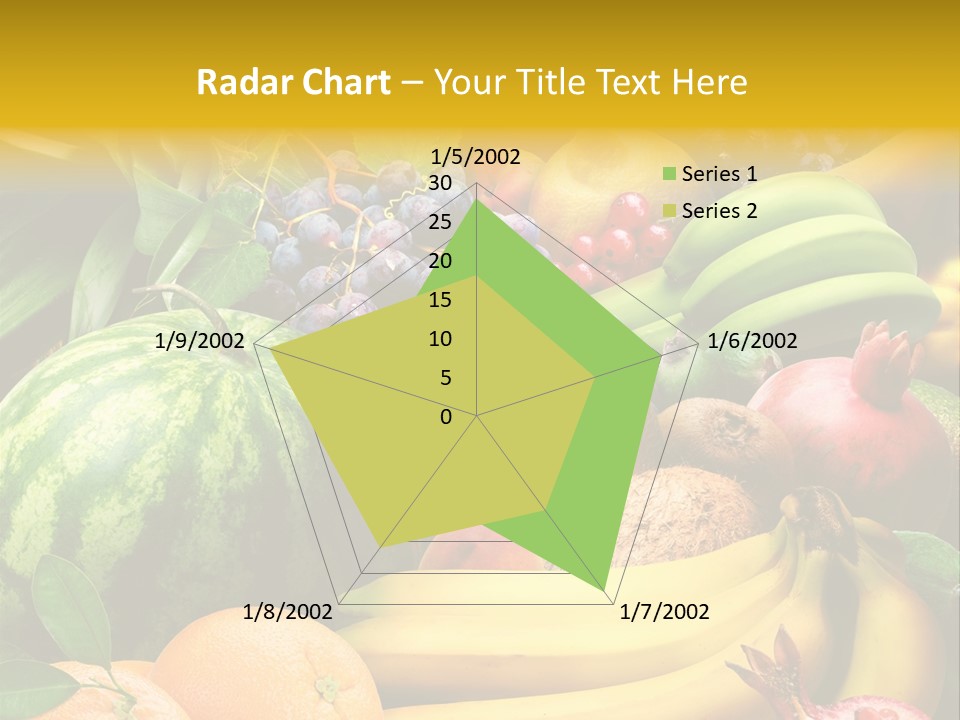 Summer Melon Raspberry PowerPoint Template