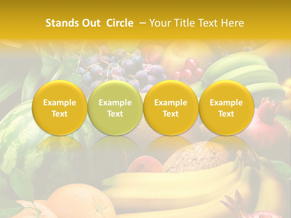 Summer Melon Raspberry PowerPoint Template