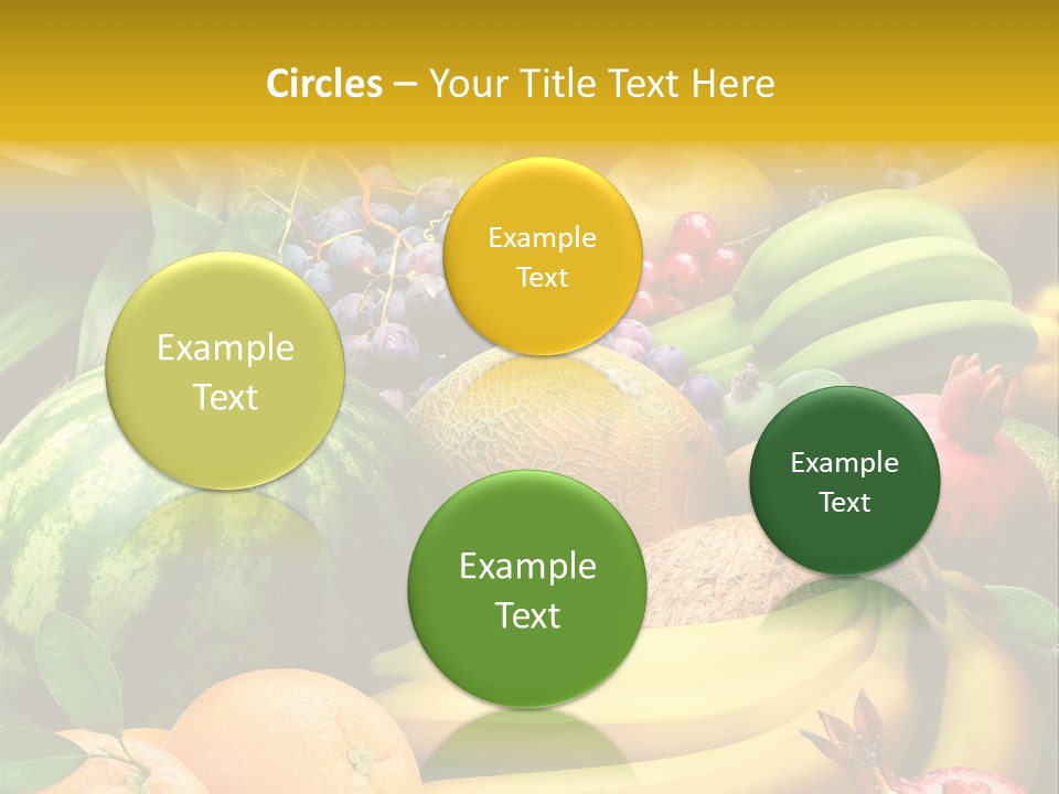 Summer Melon Raspberry PowerPoint Template