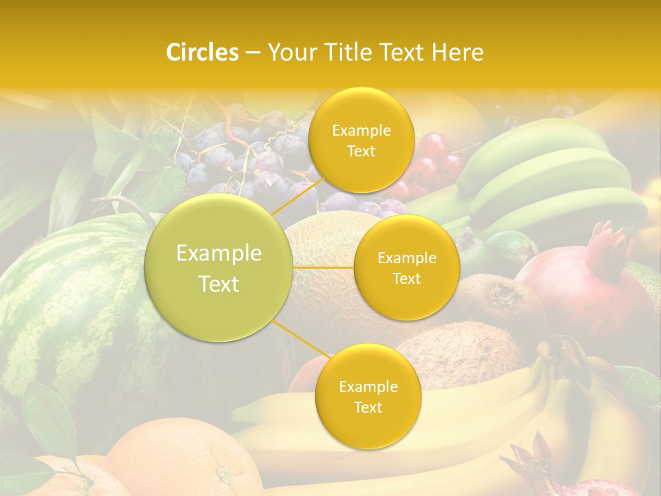 Summer Melon Raspberry PowerPoint Template