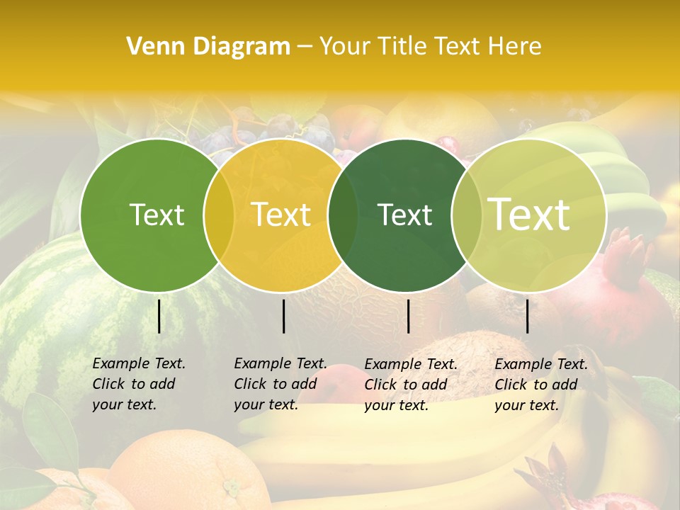 Summer Melon Raspberry PowerPoint Template