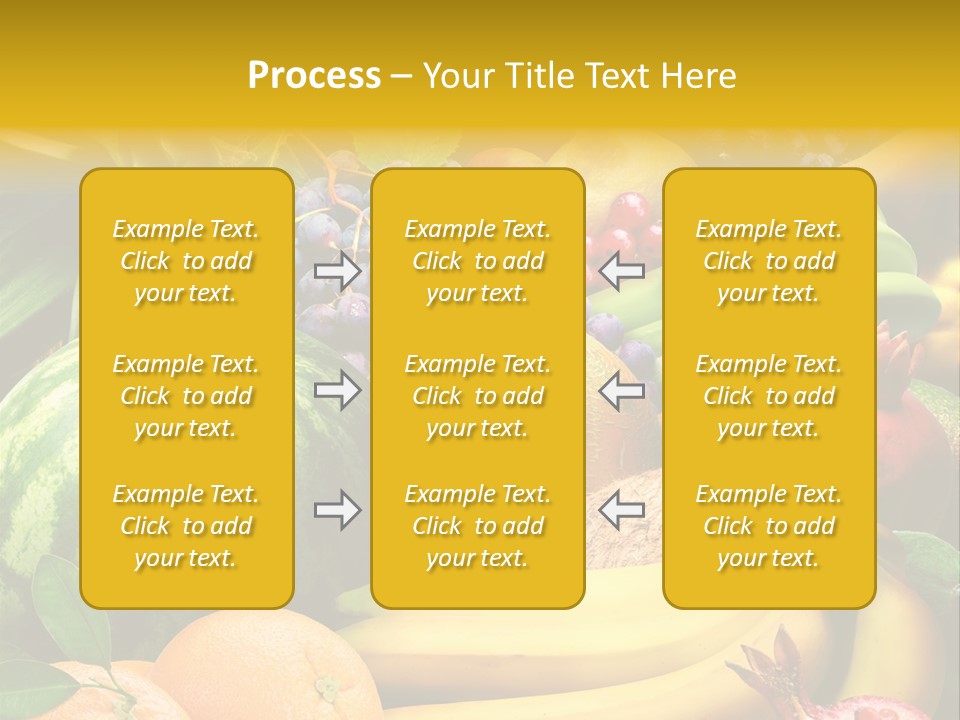 Summer Melon Raspberry PowerPoint Template