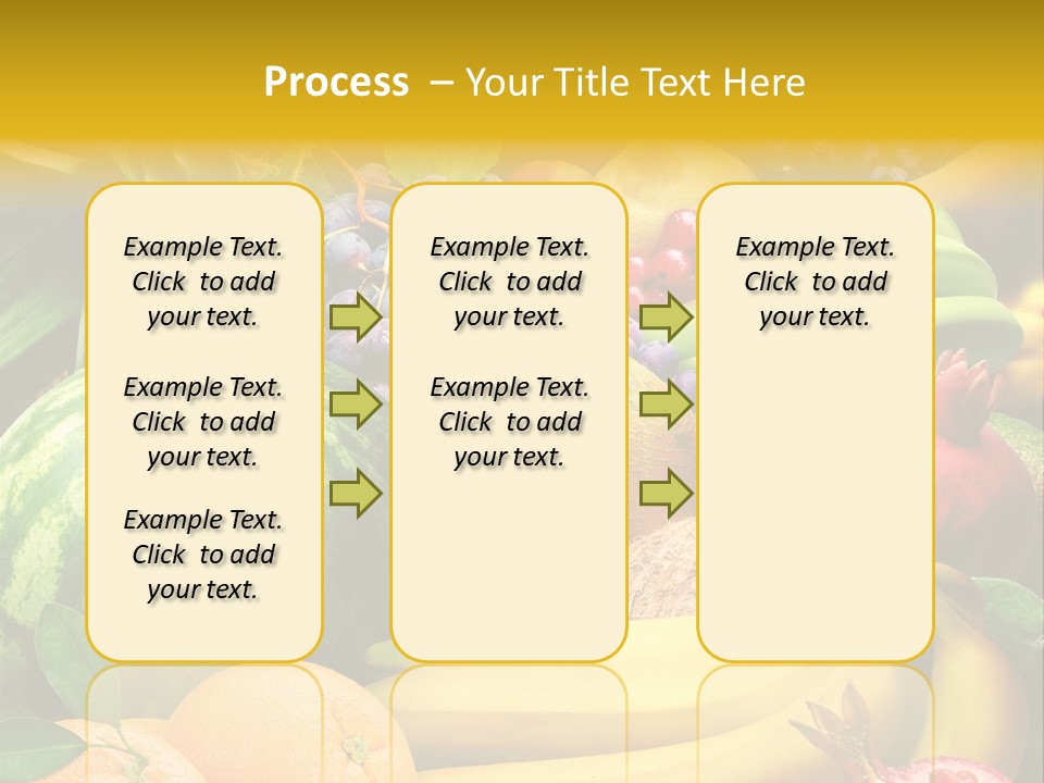 Summer Melon Raspberry PowerPoint Template