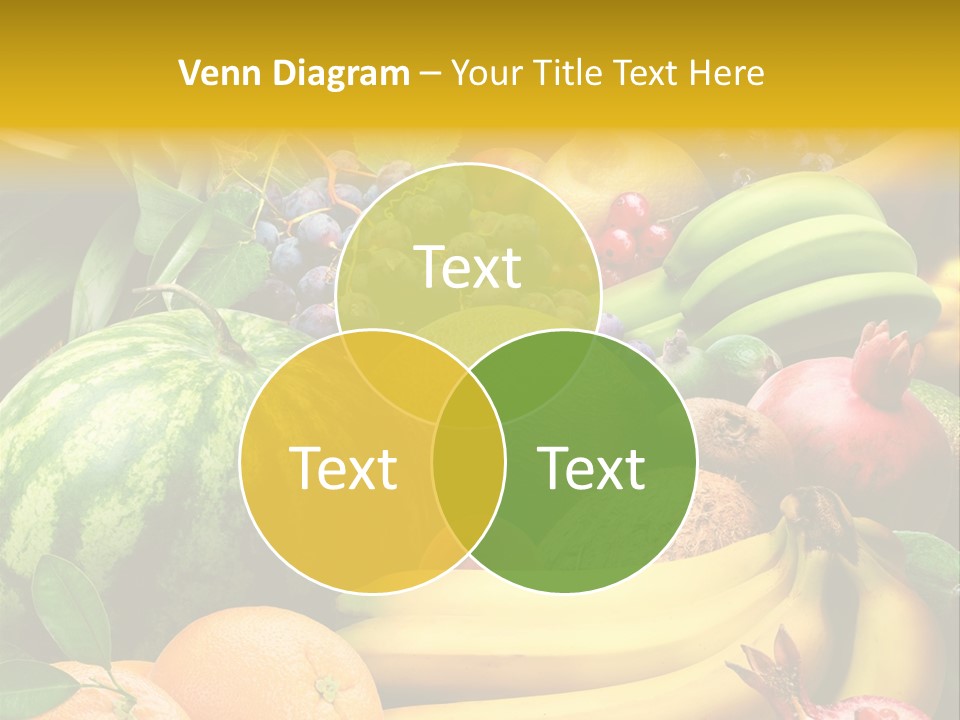 Summer Melon Raspberry PowerPoint Template