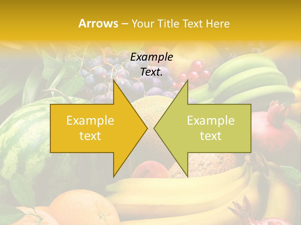 Summer Melon Raspberry PowerPoint Template