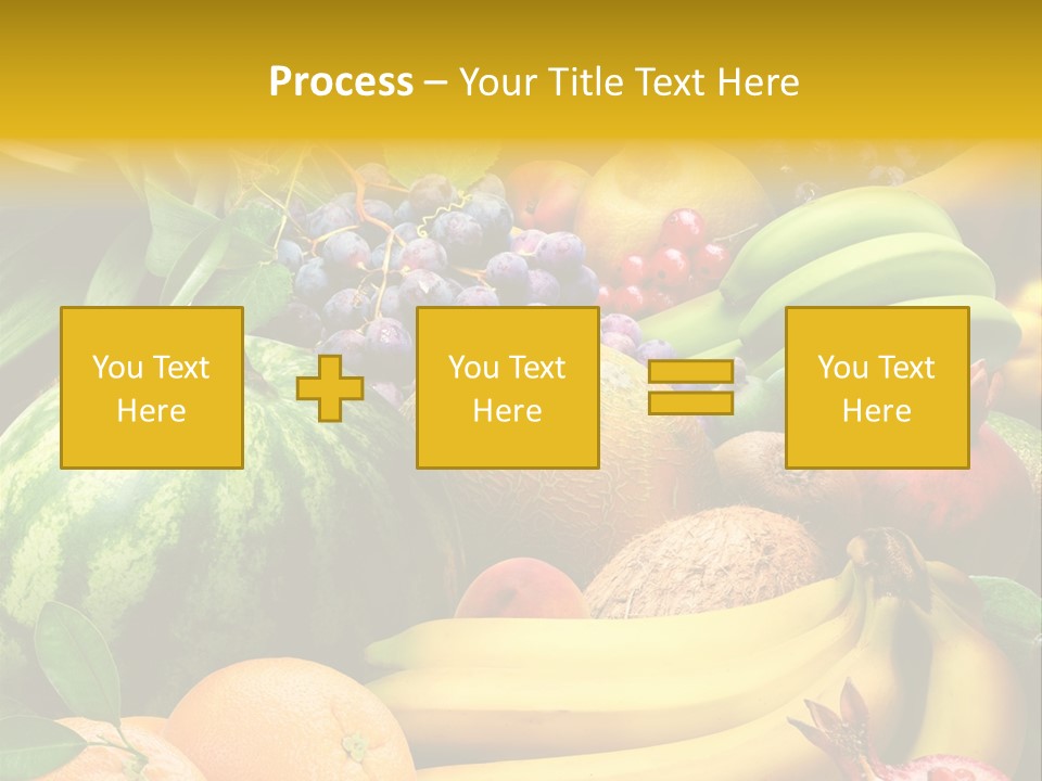 Summer Melon Raspberry PowerPoint Template