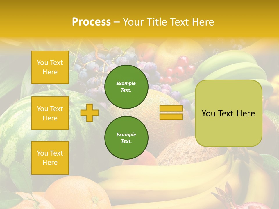 Summer Melon Raspberry PowerPoint Template