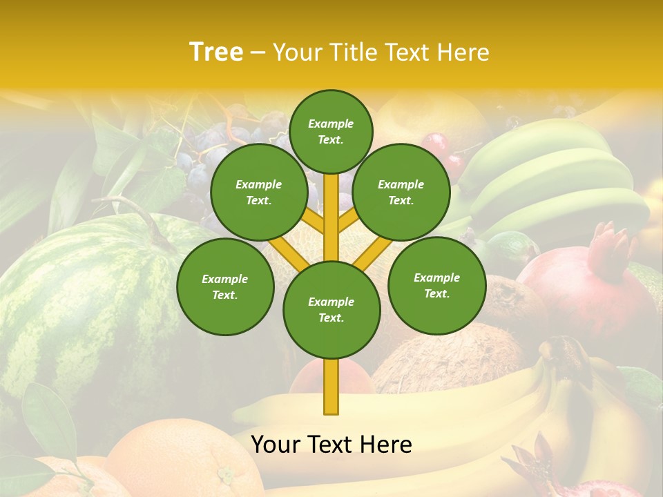 Summer Melon Raspberry PowerPoint Template