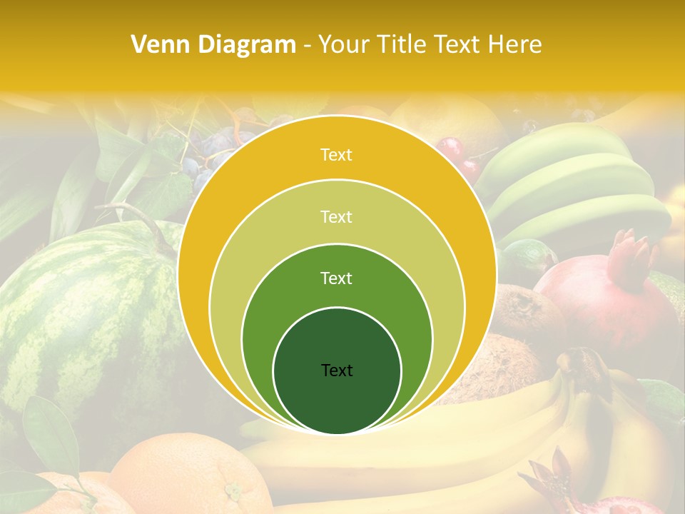 Summer Melon Raspberry PowerPoint Template