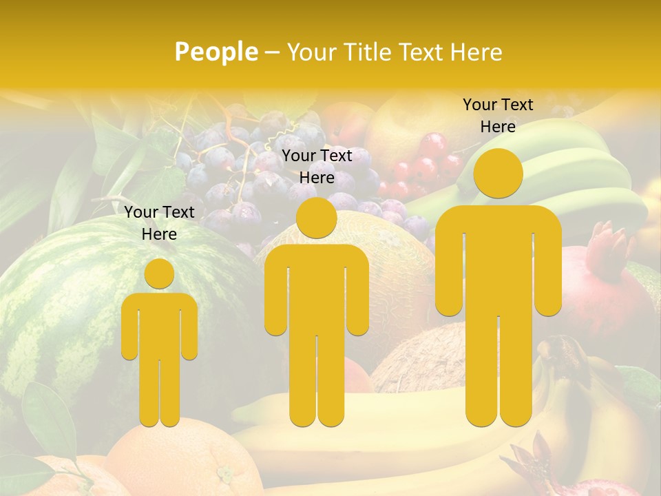 Summer Melon Raspberry PowerPoint Template