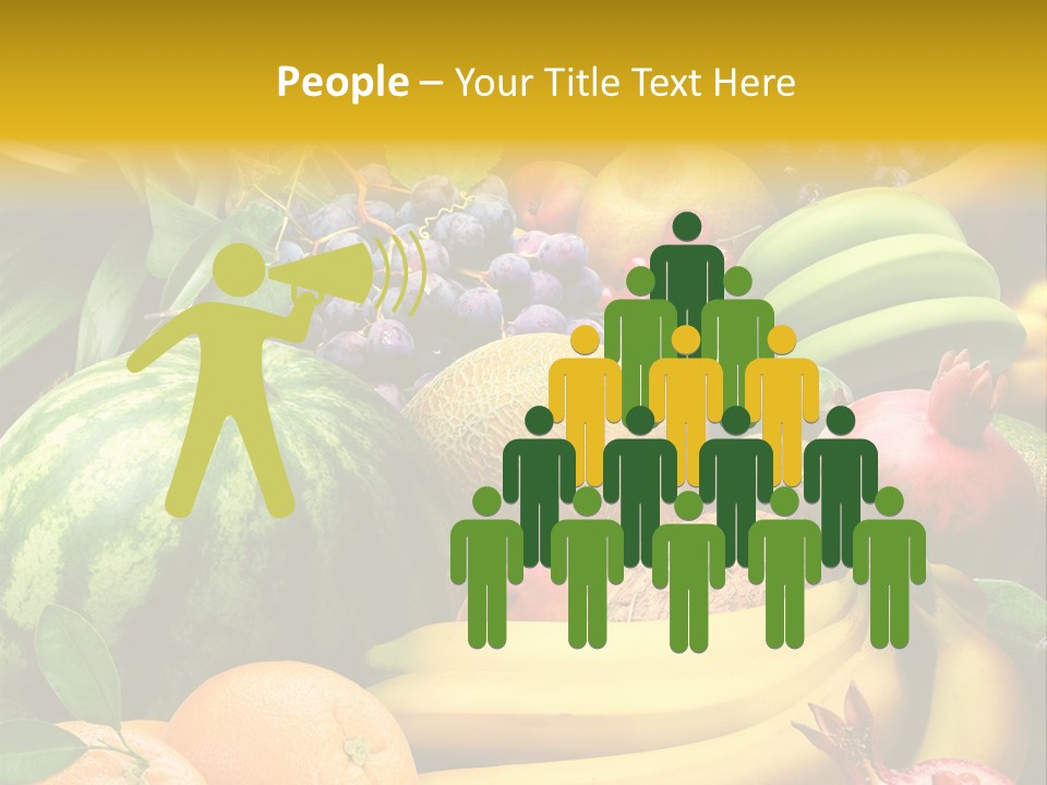 Summer Melon Raspberry PowerPoint Template