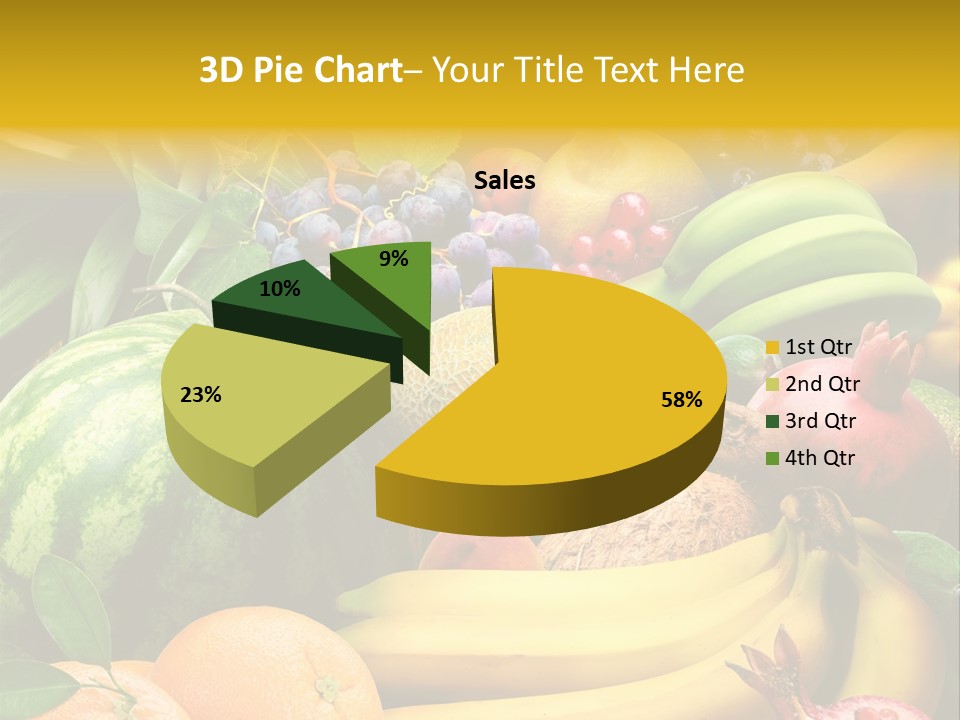 Summer Melon Raspberry PowerPoint Template
