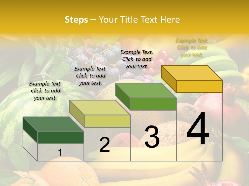 Summer Melon Raspberry PowerPoint Template