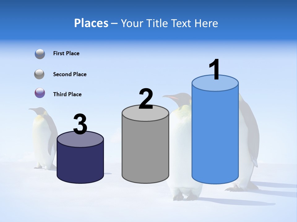 Snow Blue Watch PowerPoint Template