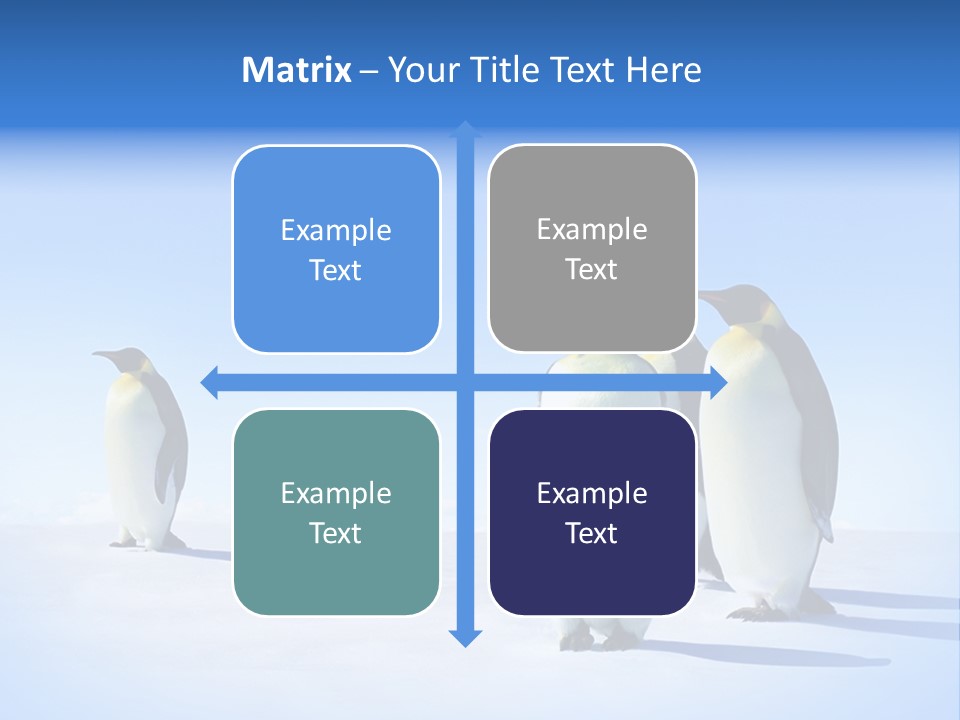 Snow Blue Watch PowerPoint Template