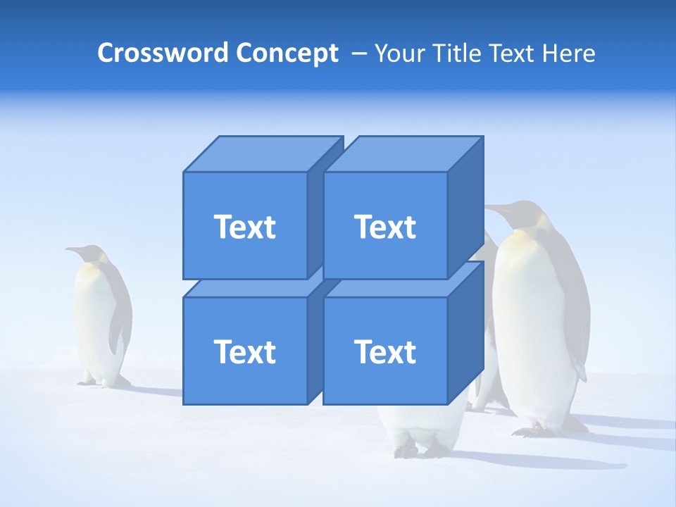 Snow Blue Watch PowerPoint Template